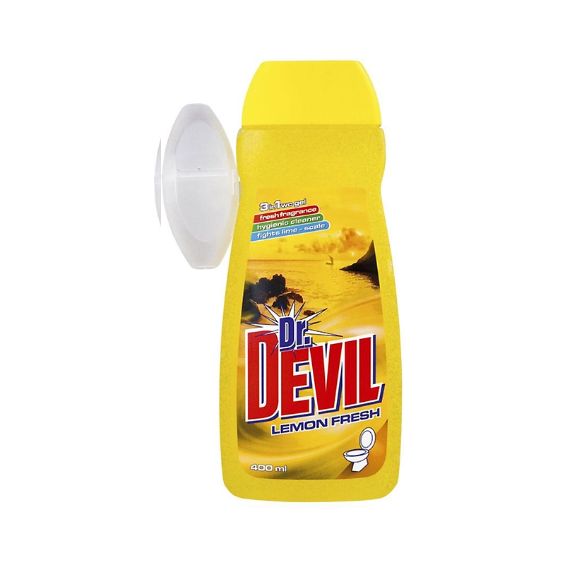 Гель з корзинкою для унітазу Dr. Devil Лимон 400 мл. large popup