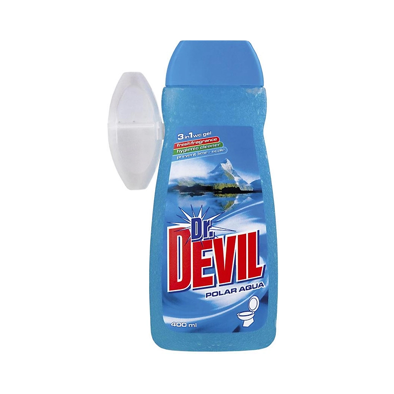 Гель з корзинкою для унітазу Dr. Devil Полярна Вода 400 мл. large popup