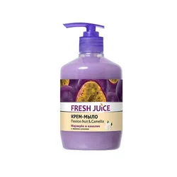 Гель мило Fresh Juice Фреш Джус ДОЗАТОР 460мл Пешшон фрут і камелія (09390)