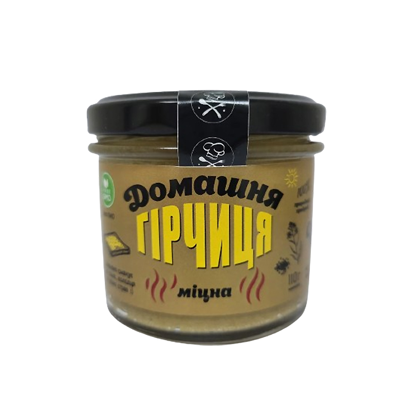 Гірчиця домашня, міцна ТМ &#039;Кухар&#039;Є&#039;,110 г. large popup