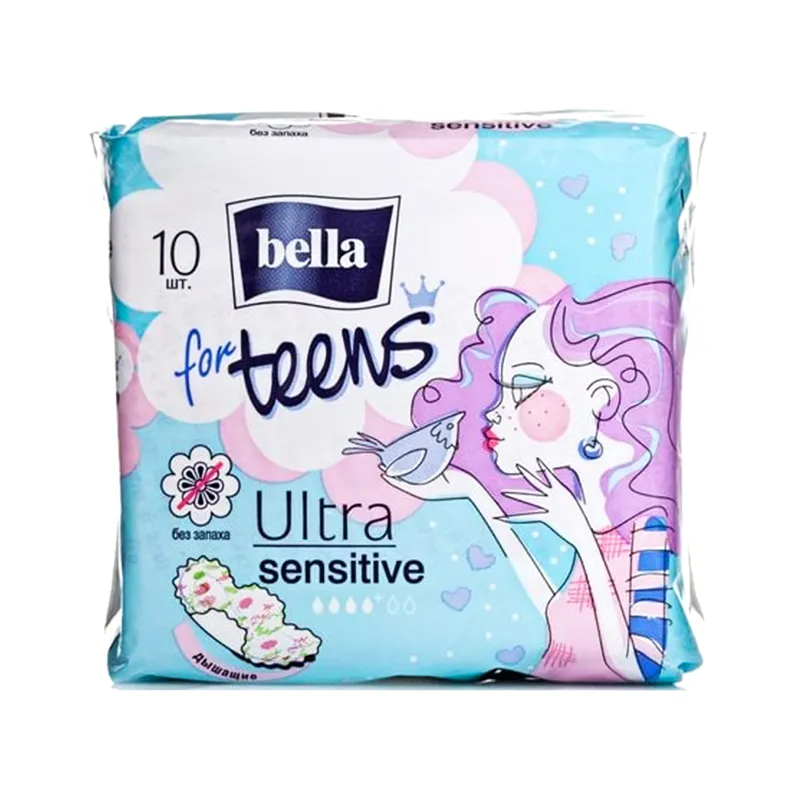 Гігієнічні прокладки Bella for teens Ultra Sensitive Extra Soft 10 шт