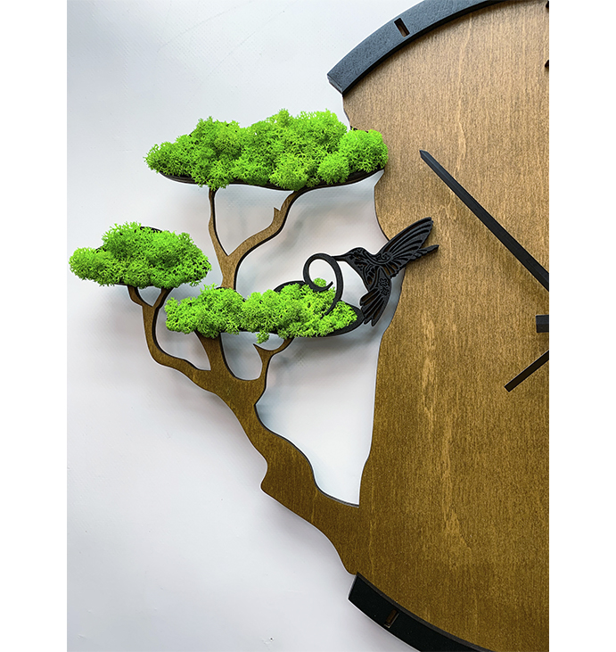 Годинник &quot;Бонсай&quot; Clock &quot;Bonsai&quot;, 35 см. large popup