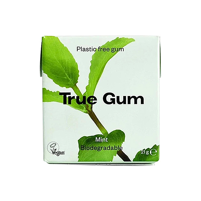 Гумка True Gum жувальна без цукру зі смаком м&#039;яти, 21 г. large popup