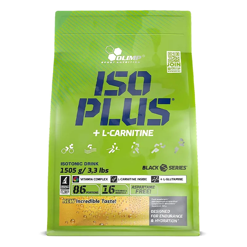 Ізотоник - Енергетик  Iso Plus powder 1500 g (Lemon)