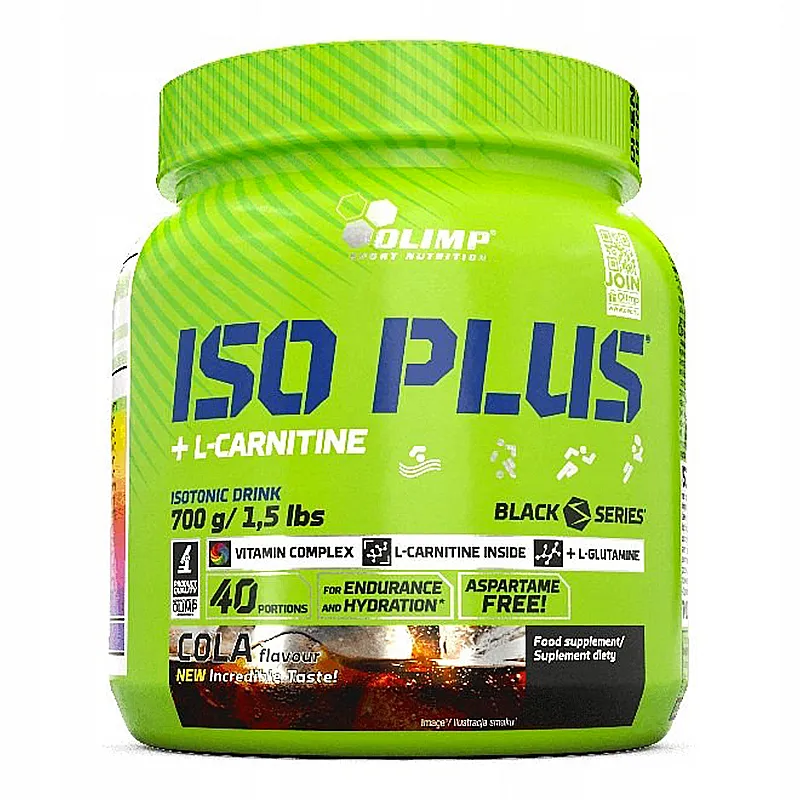 Ізотоник - Енергетик  Iso Plus powder  700 g (Cola)