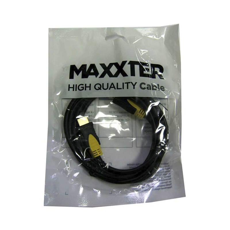 Кабель Maxxter HDMI-HDMI    2,0m   ver2.0 , black large popup