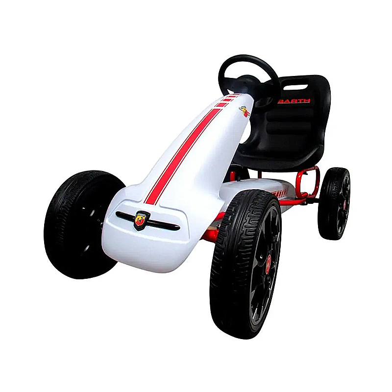 Картинг педальний GOKART, гокарт,  ABARTH WHITE  G Білий (ABARTH) large popup