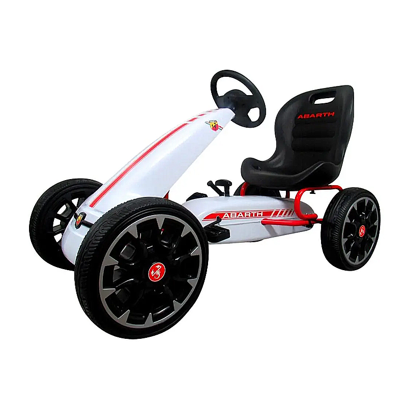 Картинг педальний GOKART, гокарт,  ABARTH WHITE  G Білий (ABARTH) large popup