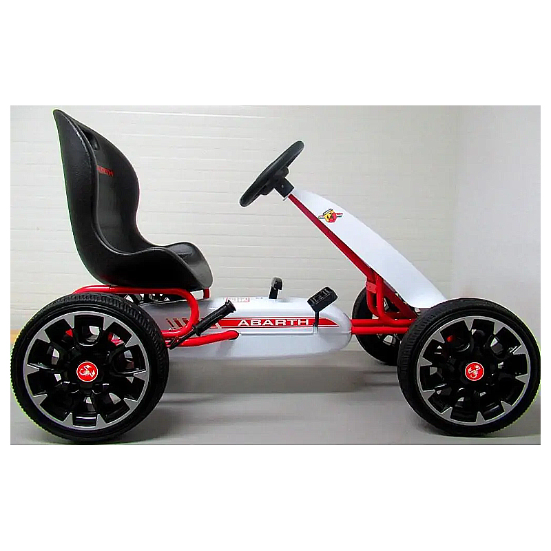 Картинг педальний GOKART, гокарт,  ABARTH WHITE  G Білий (ABARTH) large popup