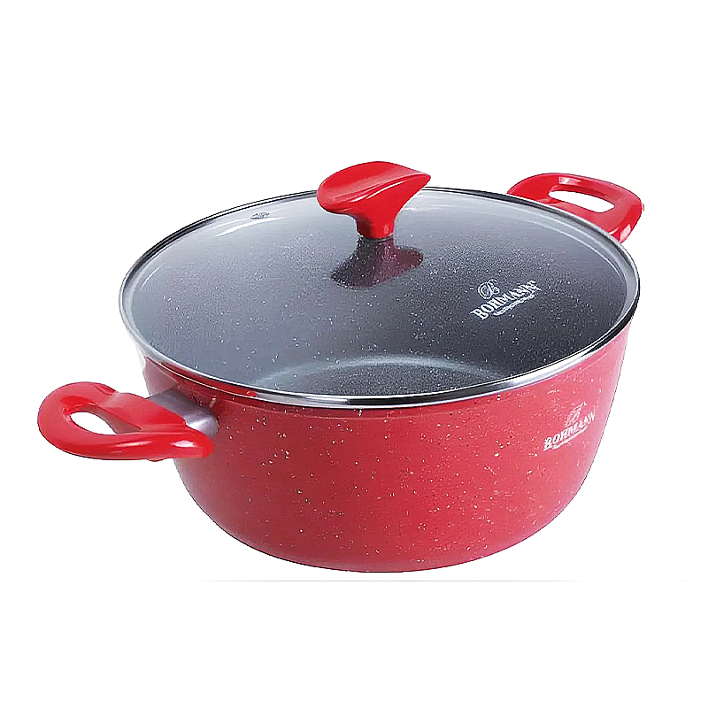 Каструля 2 л. Bohmann BH 7357-20 red large popup