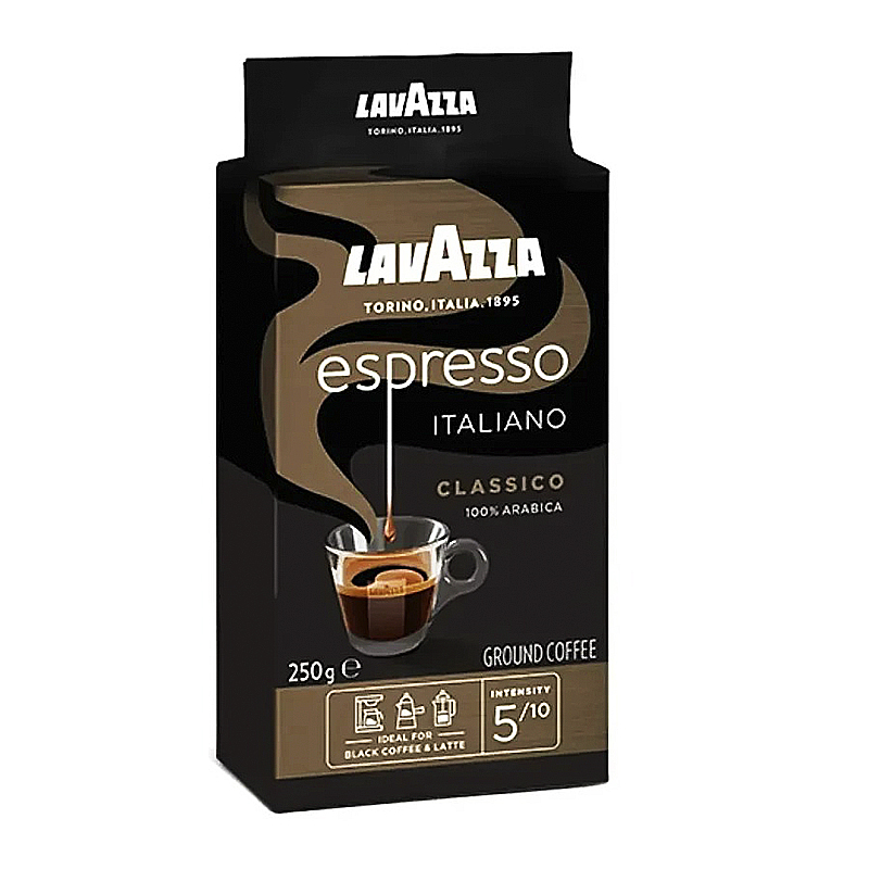 Кава мелена арабіка Lavazza Espresso, 250 грам large popup