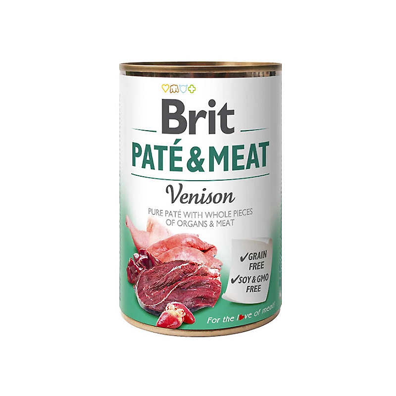 Корм для собак Brit Pate &amp; Meat k з олениною 400 г large popup