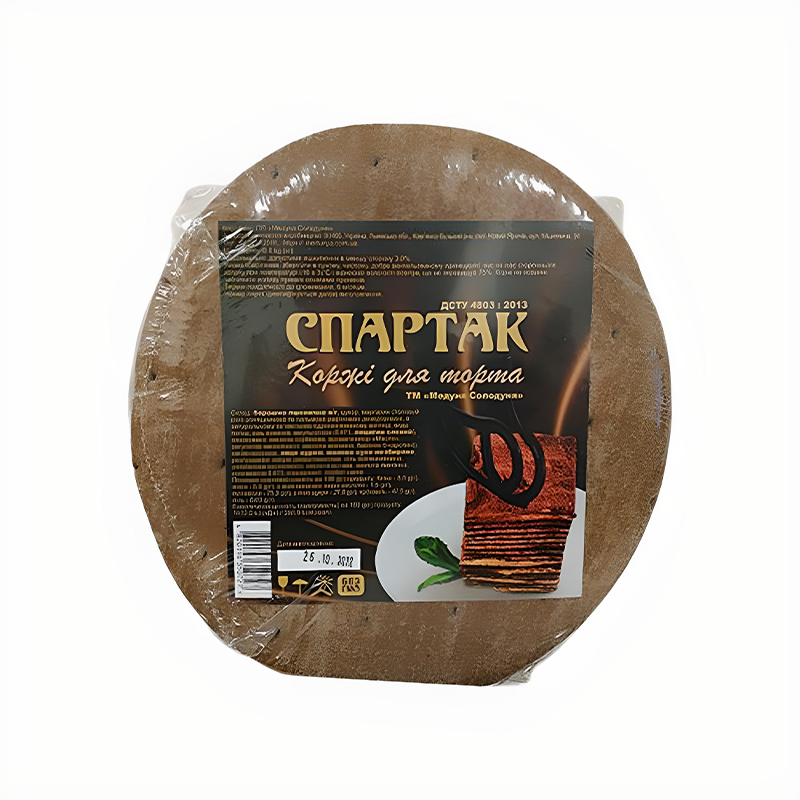 Коржі &quot;Медуня Солодуня&quot; СПАРТАК 400г large popup