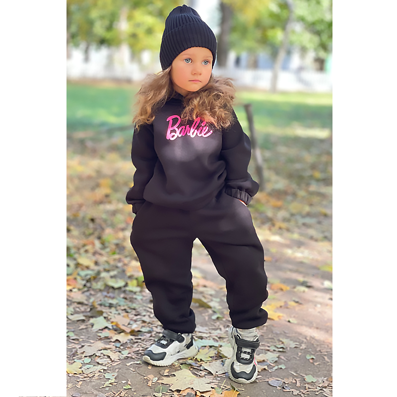 Костюм Барбі TM Fashion Kids футер чорний, р.104-110 large popup