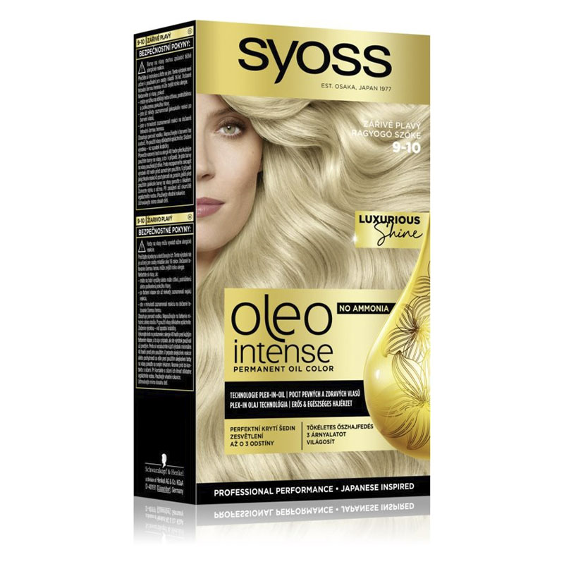 Крем-фарба Syoss Oleo Intense 9-10 Яскравий блонд, без аміаку (12985) large popup