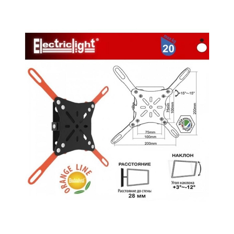 Кронштейн ELECTRICLIGHT КБ 01-65 large popup