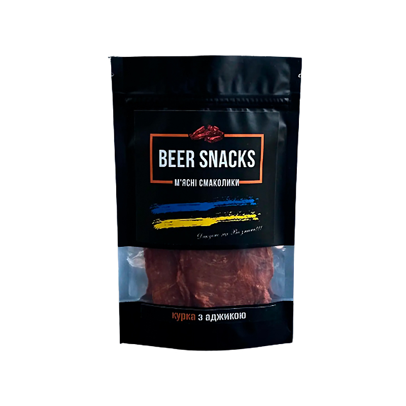 Курячі джерки Beer Snacks з аджикою 100г large popup