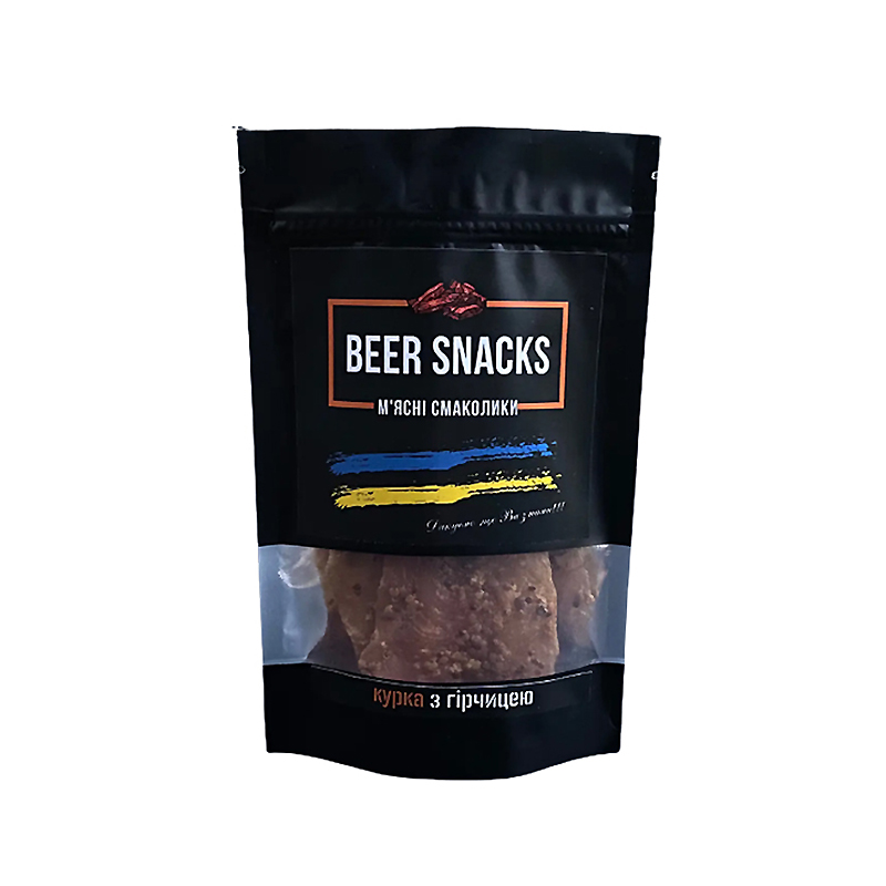 Курячі джерки Beer Snacks з діжонською гірчицею 100г large popup