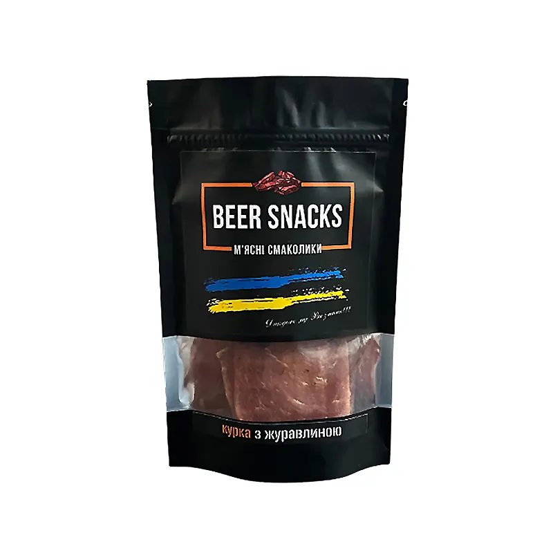 Курячі джерки Beer Snacks з журавлиною 100г