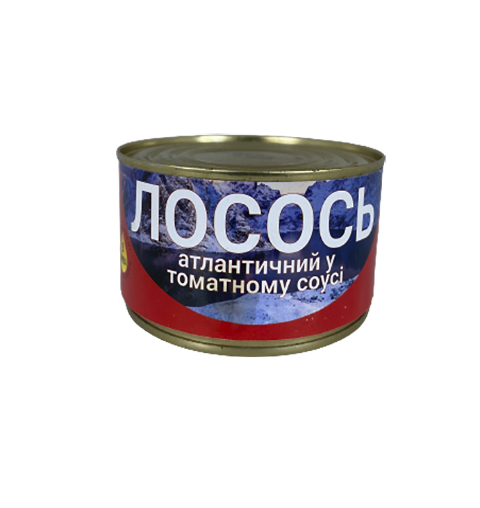 Лосось в томатному соусі, 240г large popup