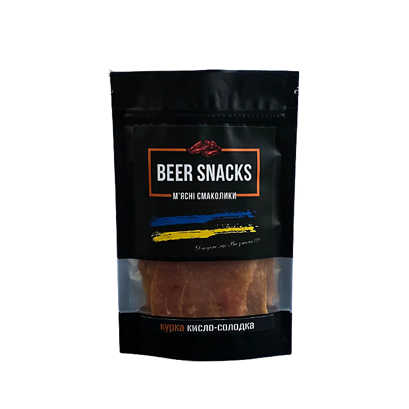 М&#039;ясні  джерки Beer Snacks курячі джерки кисло-солодкі, 1000 г large popup