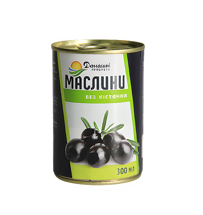 Маслини &quot;Домашні продукти&quot; з/б 300мл large popup