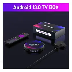 Медіаплеєр Android TV BOX Н96 Max  4Gb/64Gb  Air Mouse&amp;Keyboard, Wi-Fi6 2.4G/5G , BT5.0, 8K thumbnail