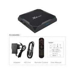 Медіаплеєр Android TV BOX X96 Max +  4Gb/32Gb  с Wi-Fi , 8K thumbnail