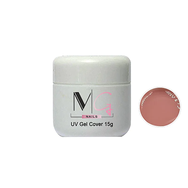 Гель камуфлюючий для нарощування MG UV Gel Cover Light, 15 мл