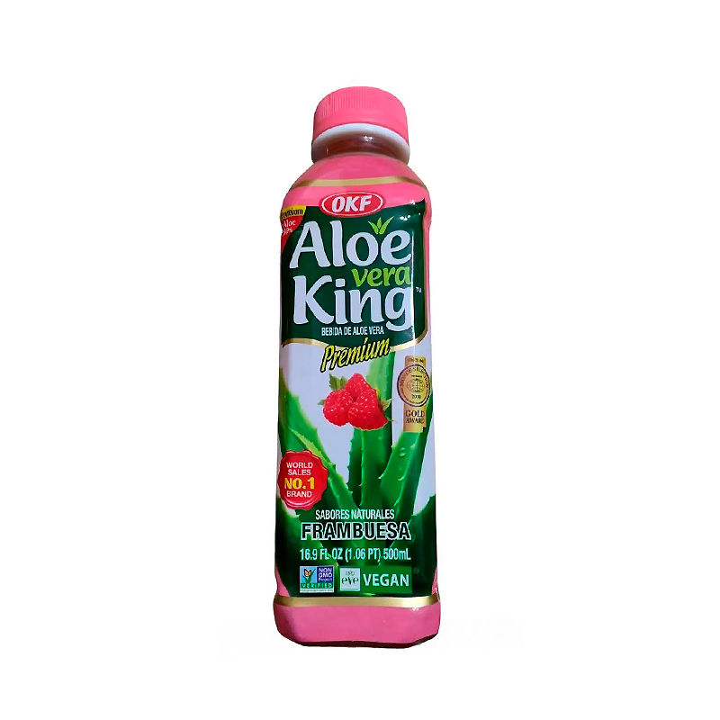 Напій OKF Aloe Vera King малина 500 мл large popup