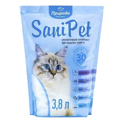 Наповнювач  Природа Sani Pet 3,8 л - силікагелевий