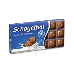 Німецький шоколад молочний Schogetten Alpine Milk Chocolate, 100 г