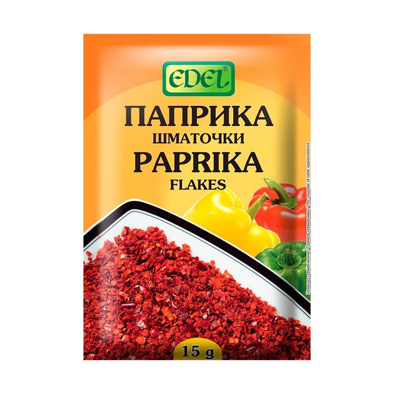 Паприка ЕКО шматочки Едел, 15 г. large popup