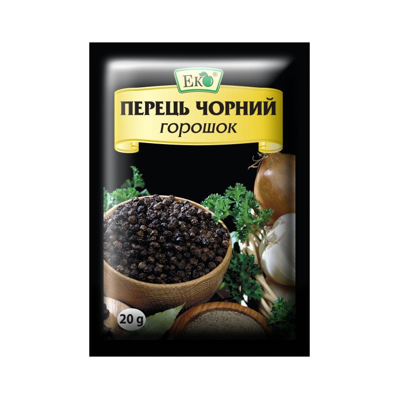 Перець ЕКО ЧОРНИЙ ГОРОШОК, 20 г. large popup