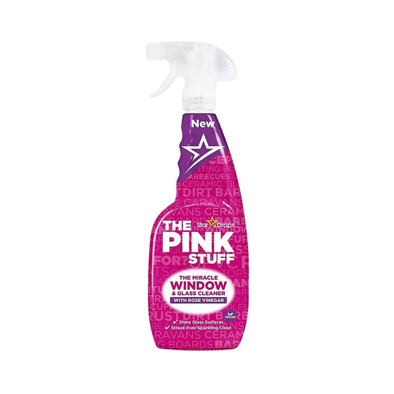 Pink Stuff Спрей-засіб для миття вікон та скла Rose Vinegar 750 мл large popup