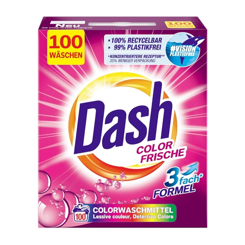 Порошок для прання Dash Color Frische 6 кг (100 прань) large popup