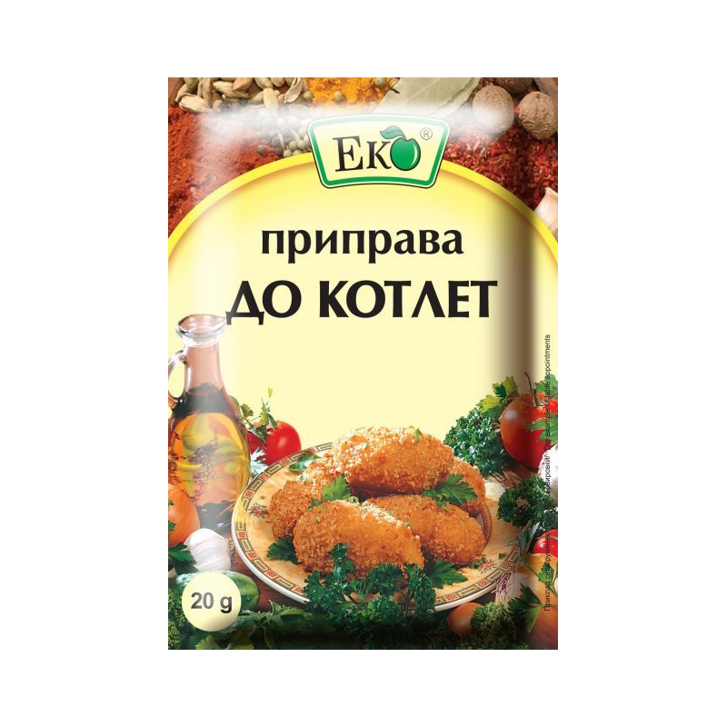 Приправа ЕКО до КОТЛЕТ, 20 г. large popup