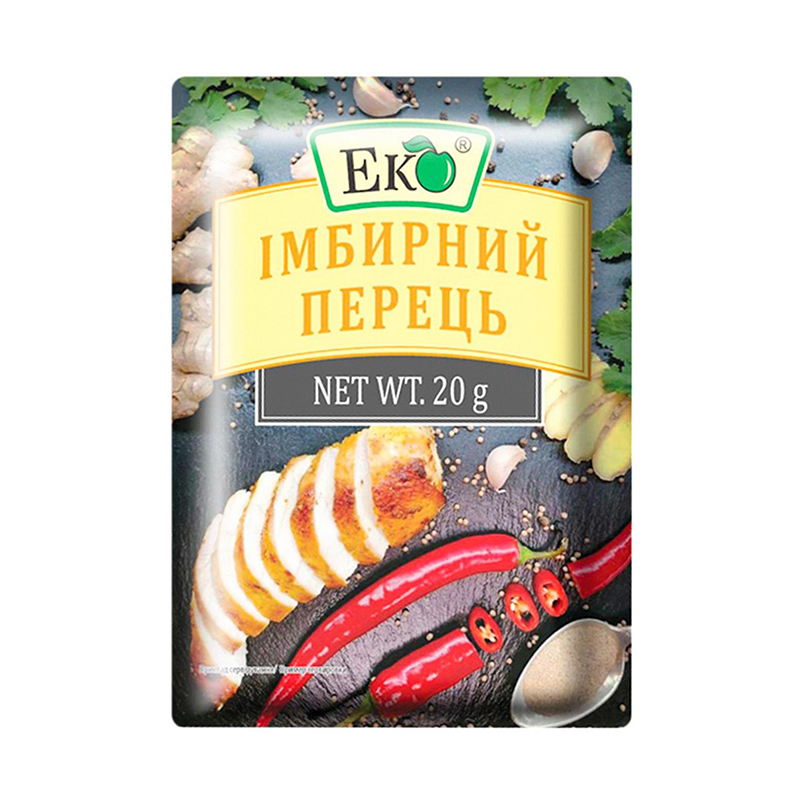 Приправа ЕКО ІМБИРНИЙ перець, 20 г. large popup