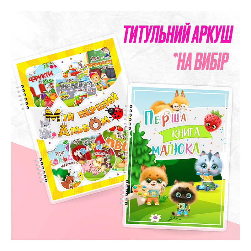 Розвиваючий альбом &#039;Перша книга малюка&#039;, А4 (WK8001) large popup