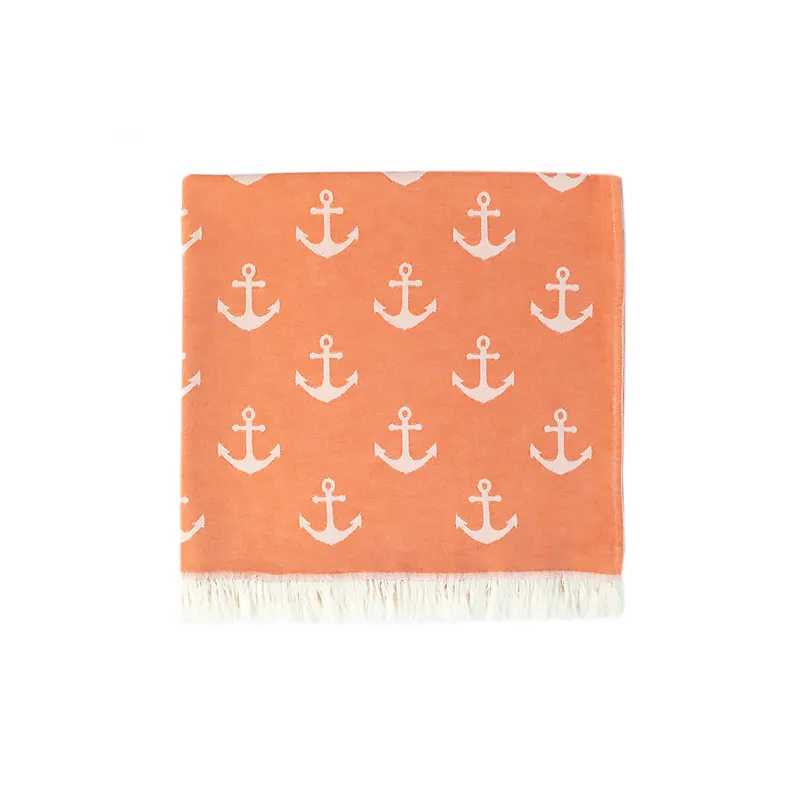 Рушник Lotus Home Pestemal - Anchor 90*160 orange помаранчевий