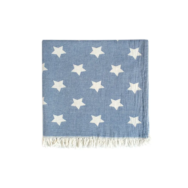 Рушник Lotus Home Pestemal - Star 90*160 denim денім