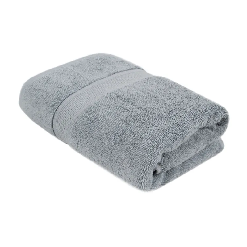 Рушник махровий Lotus Home - Grand soft twist grey сірий 50*90