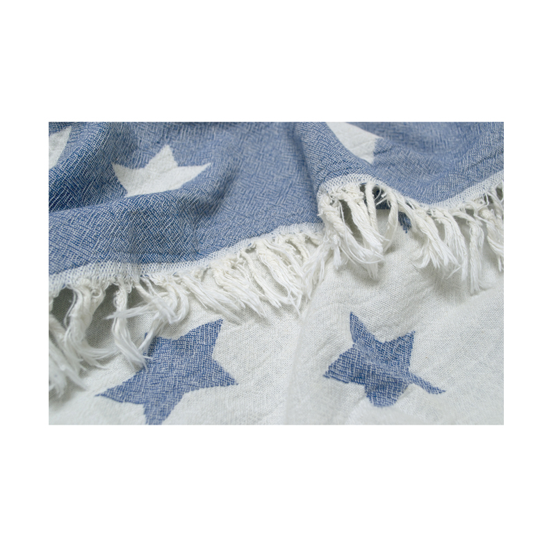 Рушник Lotus Home Pestemal - Star 90*160 denim денім large popup