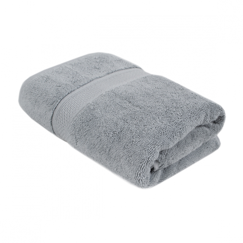 Рушник махровий Lotus Home - Grand soft twist grey сірий 50*90 large popup