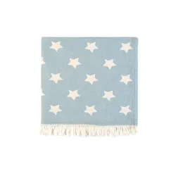 Рушник Lotus Home Pestemal - Star 90*160 teal блакитний