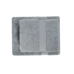 Рушник махровий Lotus Home - Grand soft twist grey сірий 50*90 thumbnail