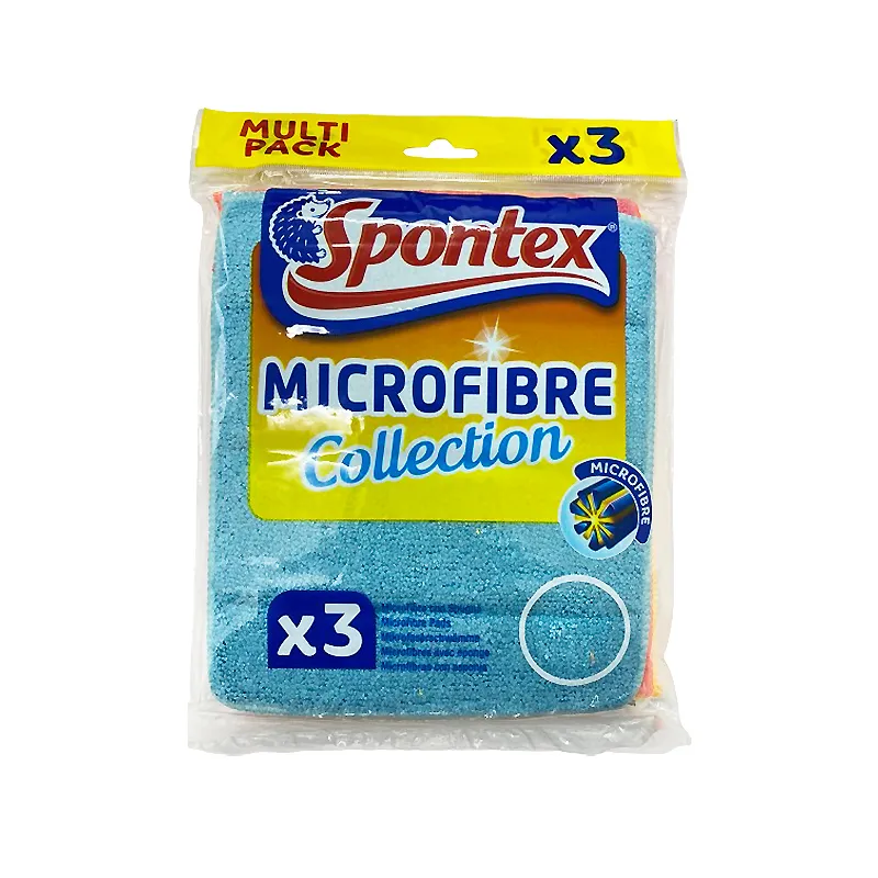 Серветки Spontex Multi Pack3 мікрофібра 3шт 20*17,5см