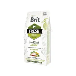 Сухий корм для активних собак всіх порід Brit Fresh Duck with Millet 2,5 кг (качка)