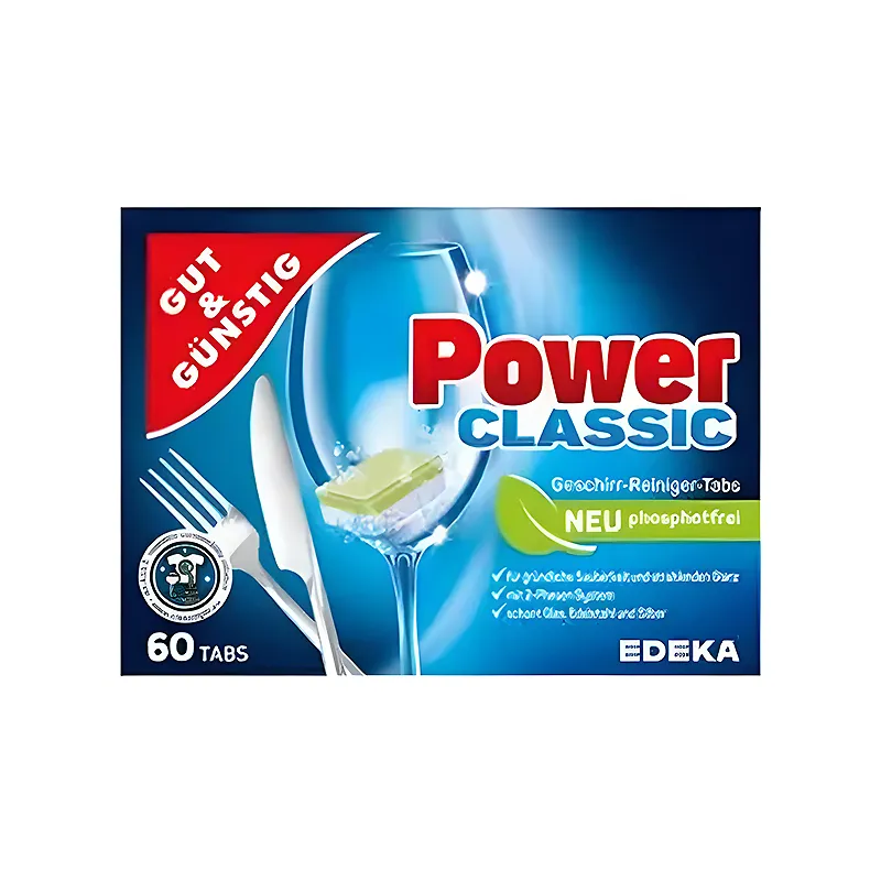 Таблетки для посудомийки Power Classic 60 tabs.