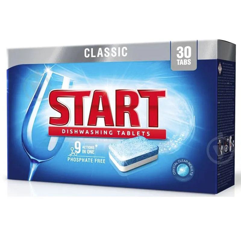 Таблетки для посудомийних машин START Classic 30шт (100039)